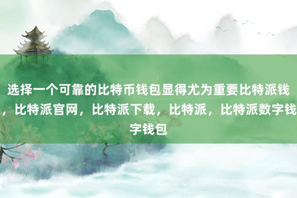 选择一个可靠的比特币钱包显得尤为重要比特派钱包，比特派官网，比特派下载，比特派，比特派数字钱包