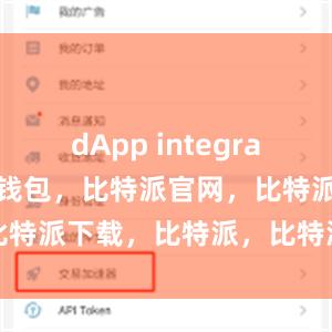 dApp integration比特派钱包，比特派官网，比特派下载，比特派，比特派数字钱包