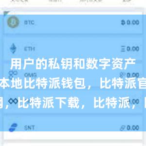 用户的私钥和数字资产都存储在本地比特派钱包，比特派官网，比特派下载，比特派，比特派数字钱包